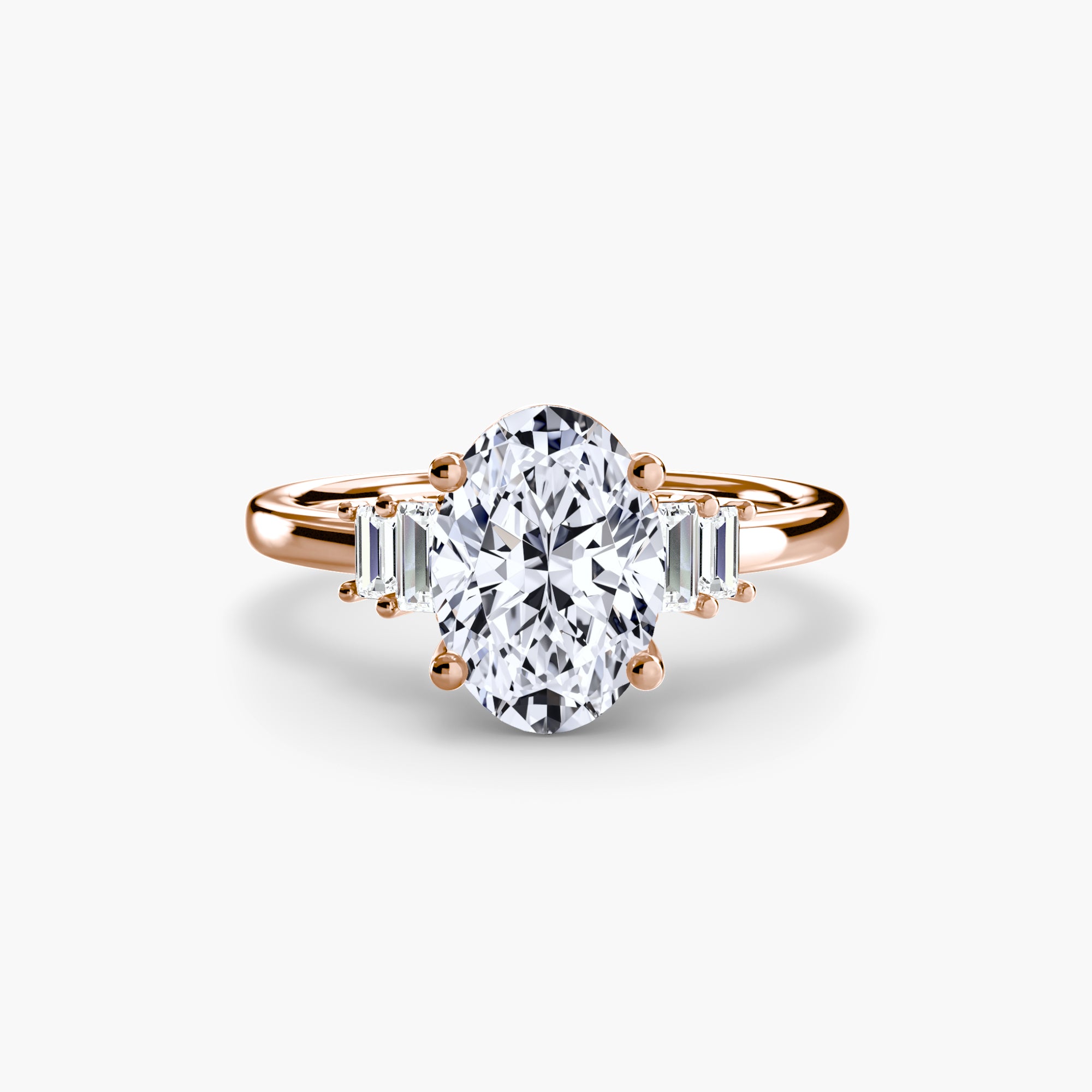 Baguette Accent Solitaire